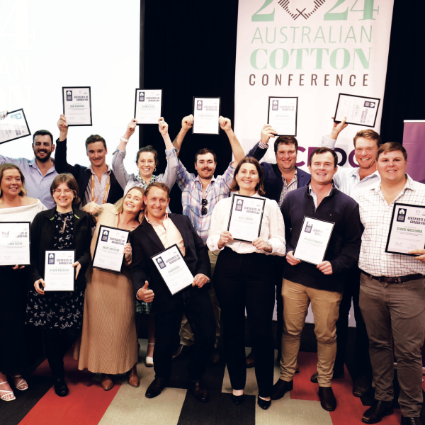 Graduates from the 2024 Australian Future Cotton Leaders Program.