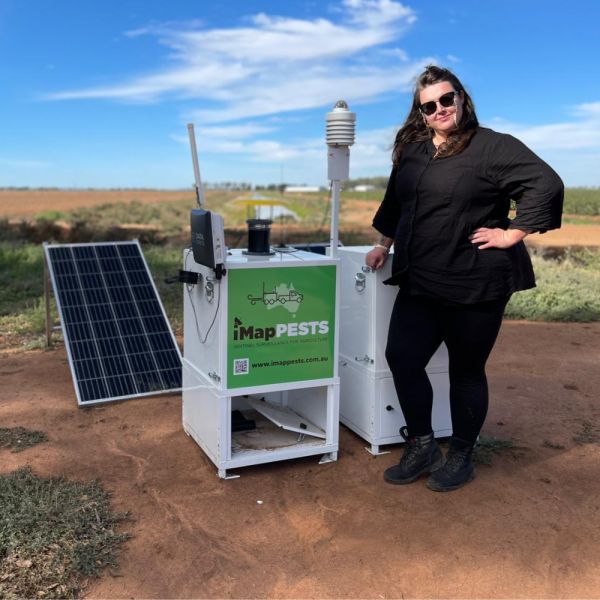 Shakira worked with CRDC and the cotton industry on the iMapPESTS project.