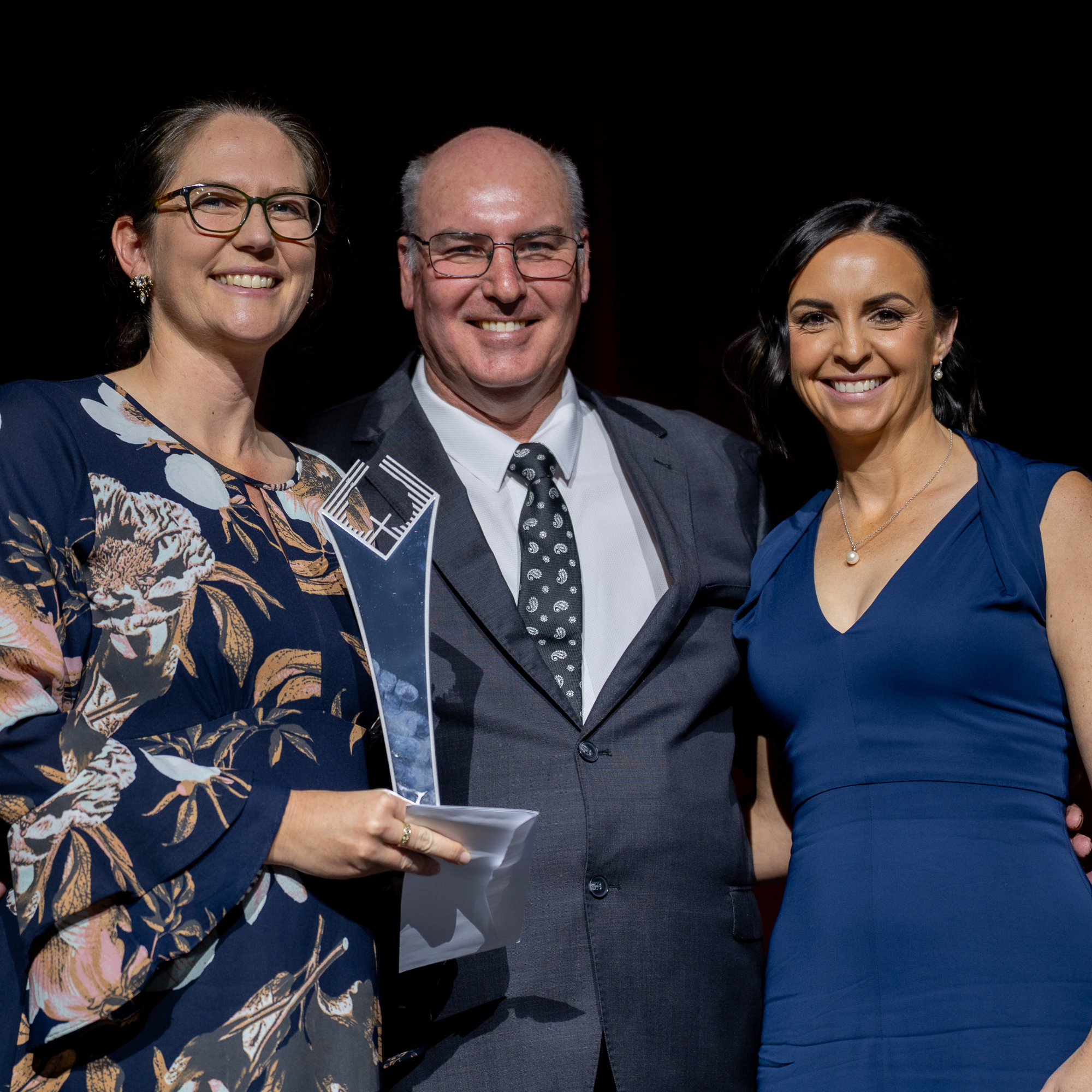 DR Katie Broughton, Ian Taylor and Liz Stott.