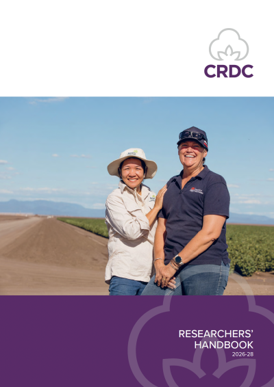 Cover of the researcher's handbook