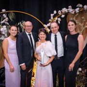 Bayer Cotton Grower of the Year: The Brimblecombe family - Kate, Linton, Melinda, Mitch and Mariah.