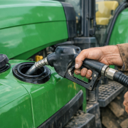 Fuelling a tractor